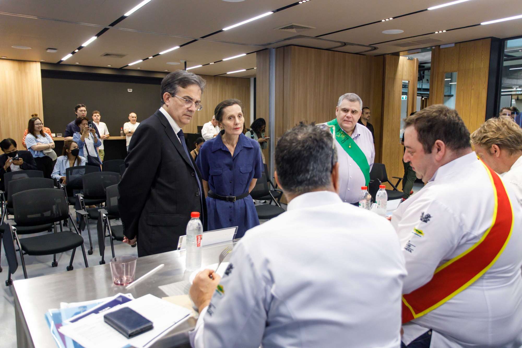 The French Ambassador in Thailand, His Excellency Mr. Thierry Mathou, and his wife, Mrs. Cecile Mathou