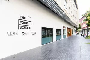 The Food School support the venue.