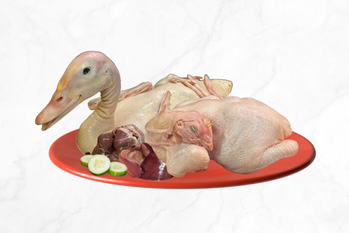 Whole Duck & Chicken with Offal